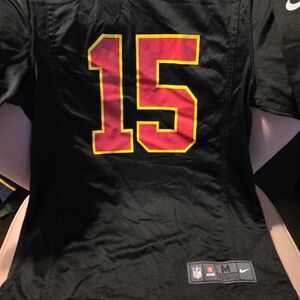 Nike Black Jersey with Red and Yellow Number 15